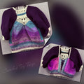 Multi-colored Crop Sweater